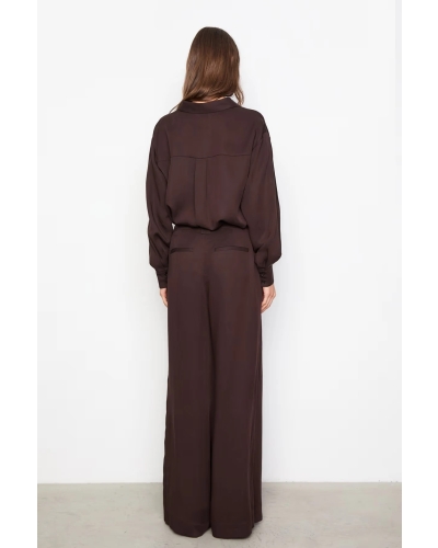 DIANE TROUSER dark brown