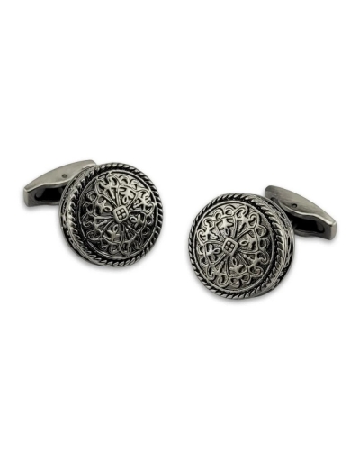 CUFFLINKS TROY METAL
