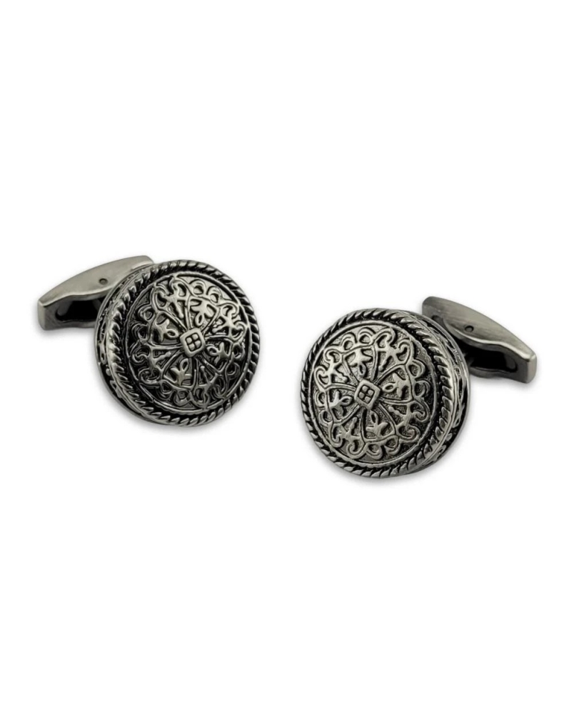 CUFFLINKS TROY METAL