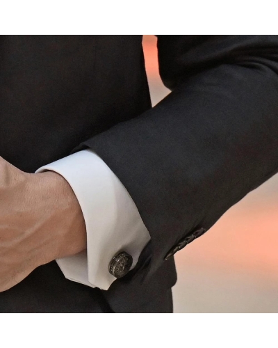CUFFLINKS TROY METAL