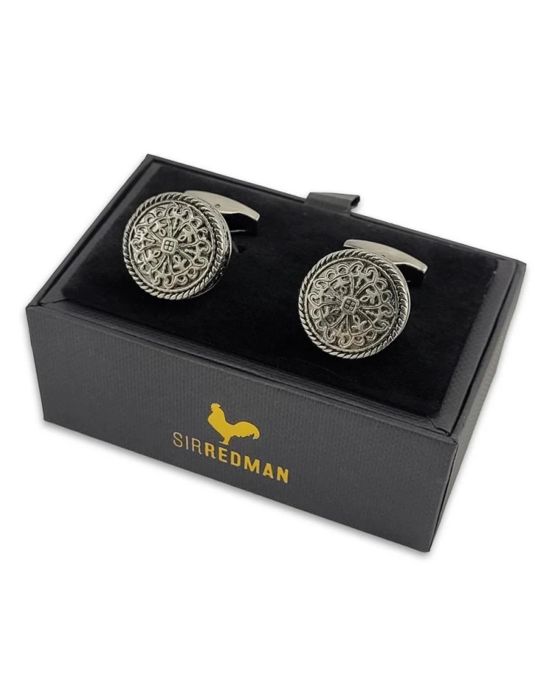 CUFFLINKS TROY METAL