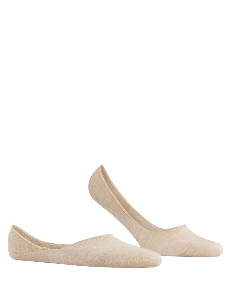 Falke Step medium cut footies sand melange