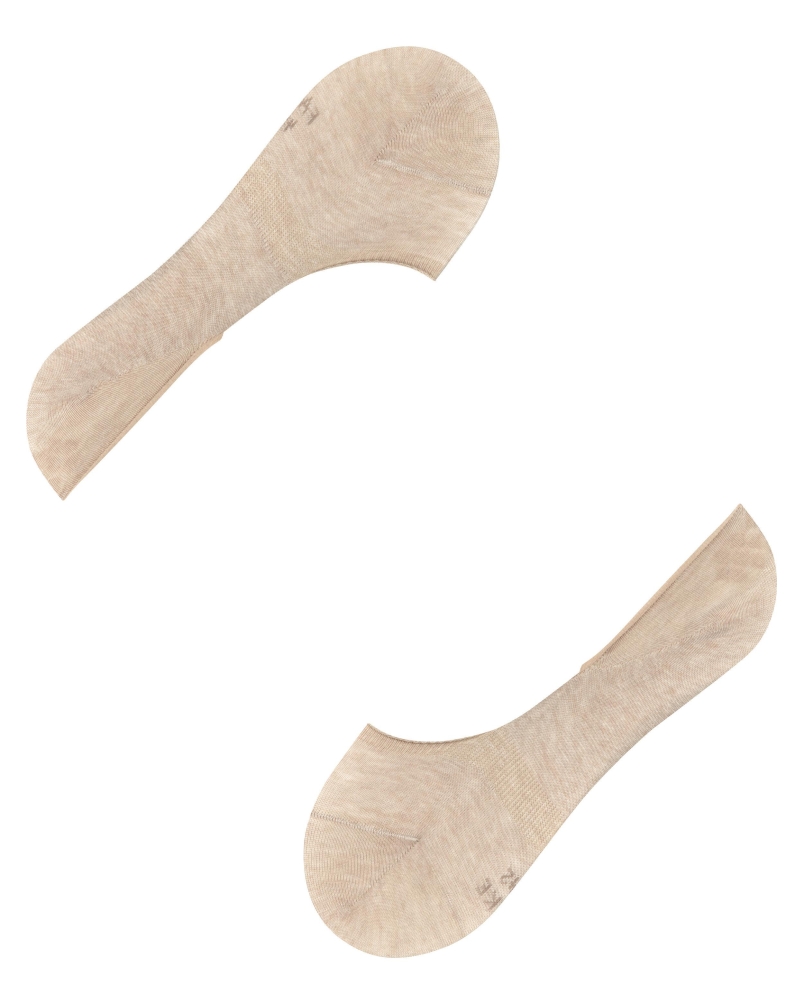 Falke Step medium cut footies sand melange