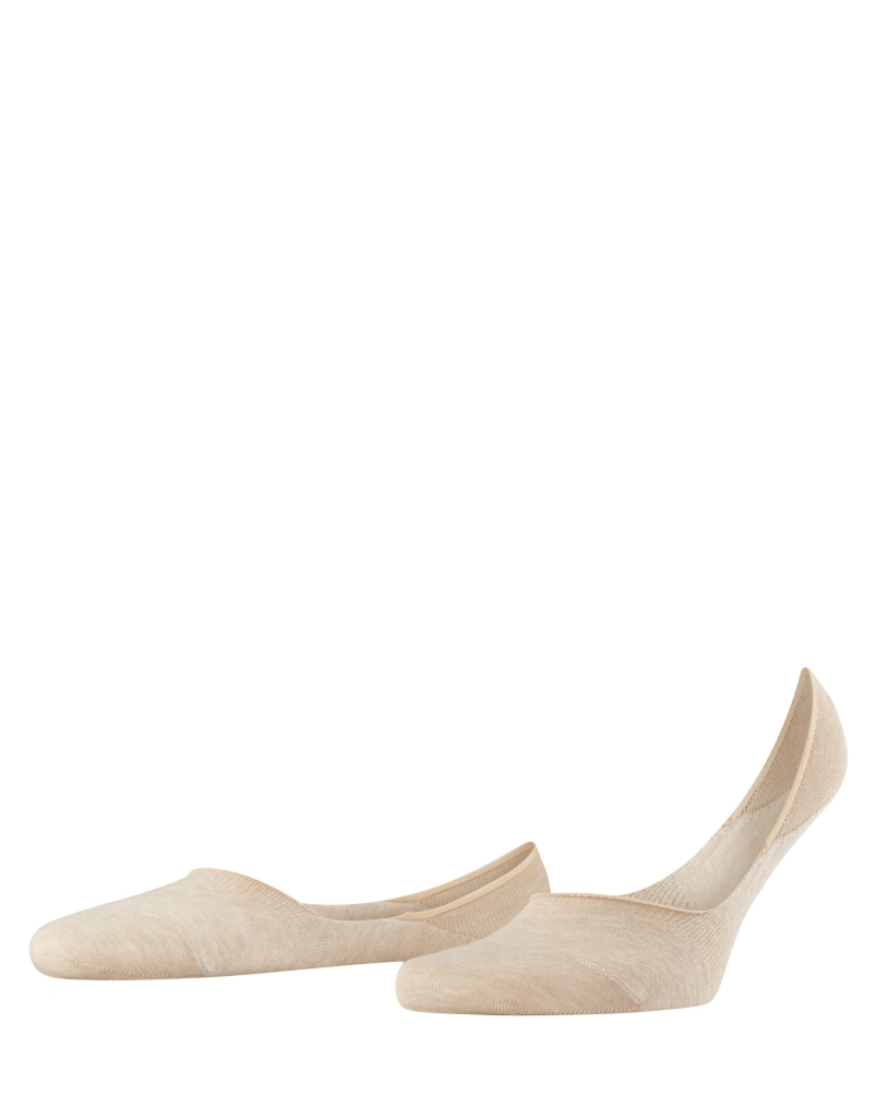 Falke Step medium cut footies sand melange