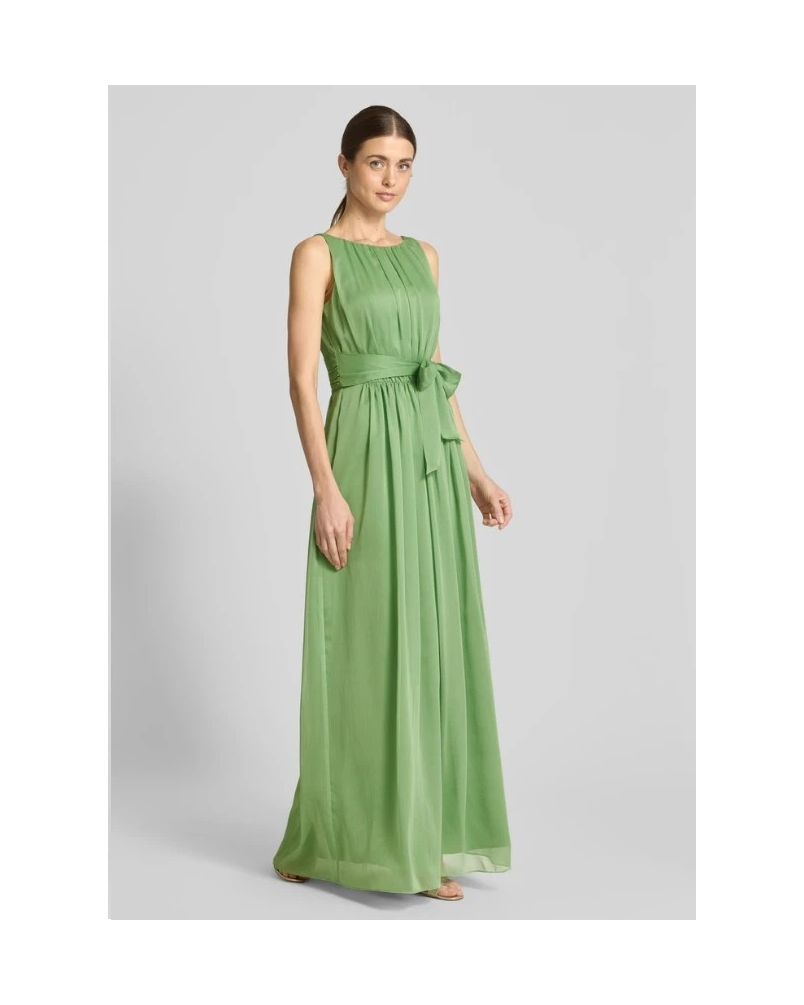 Swing Avondjurk met strik apple green