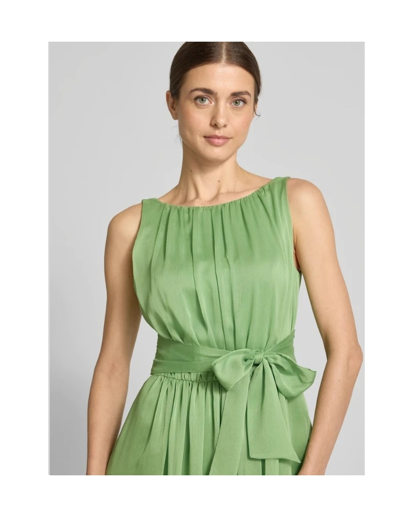 Swing Avondjurk met strik apple green