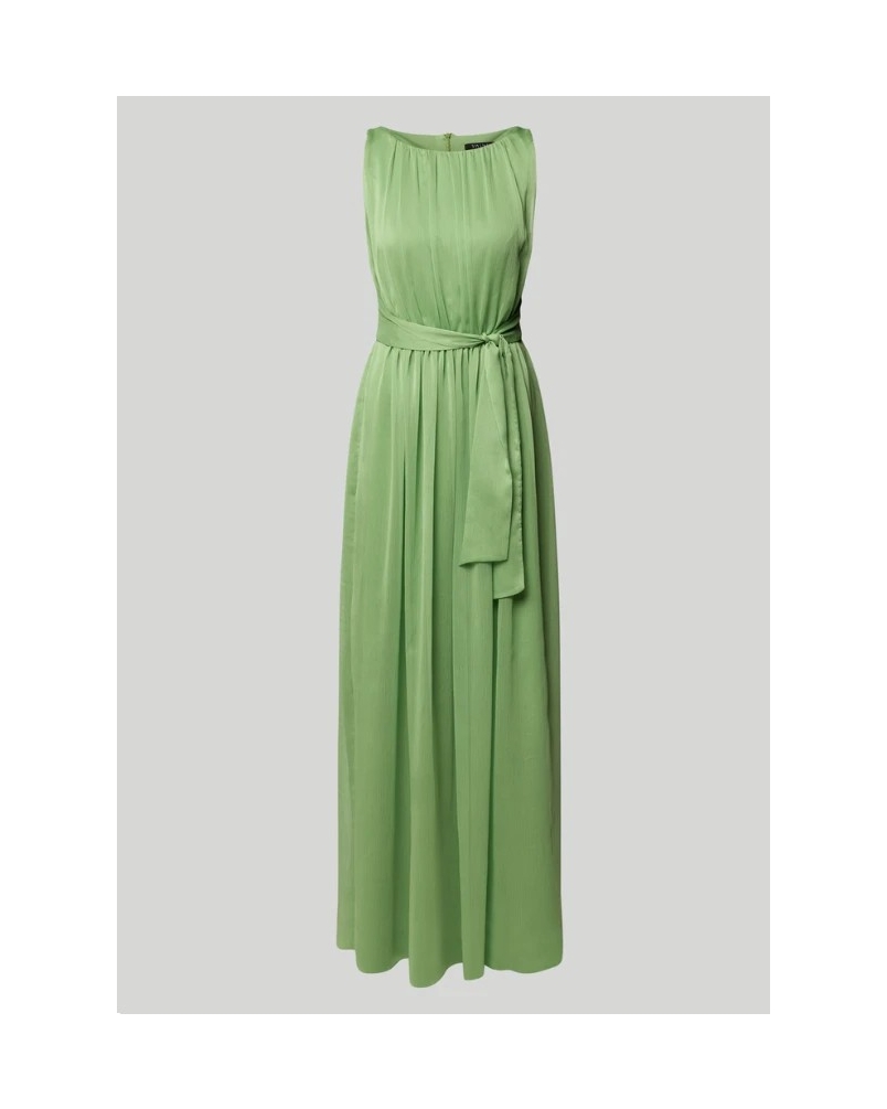 Swing Avondjurk met strik apple green
