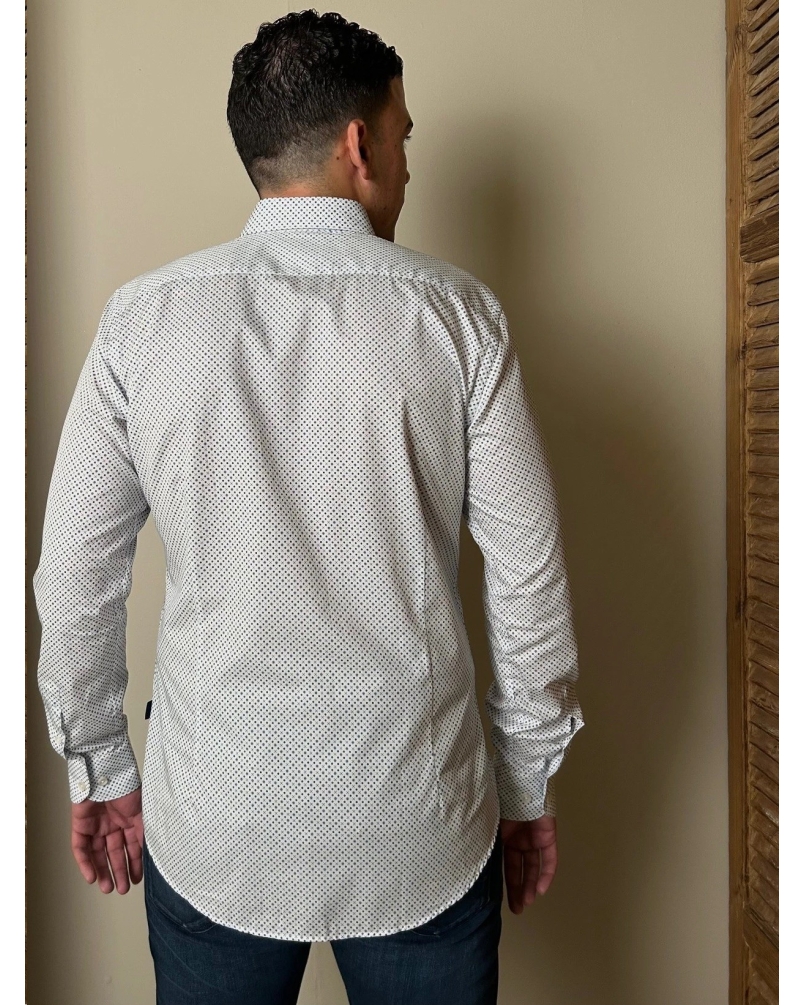 De Vent Henry brown blue pattern brown blue pattern h