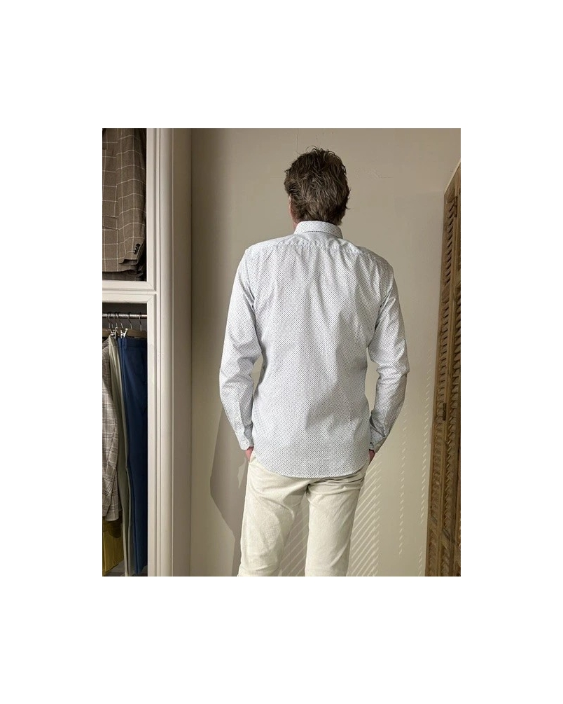 De Vent Henry brown blue pattern brown blue pattern h