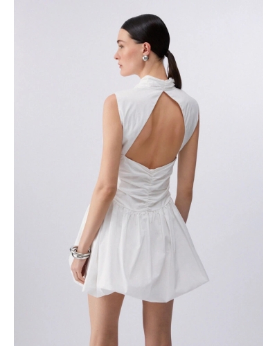 Liu Jo Short dress with cut-out detail white wol