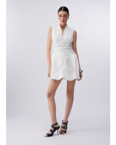 Liu Jo Short dress with cut-out detail white wol