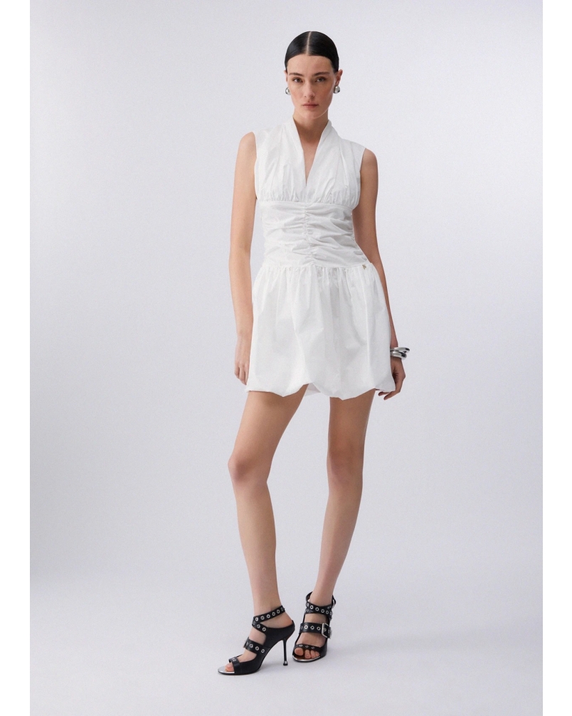 Liu Jo Short dress with cut-out detail white wol
