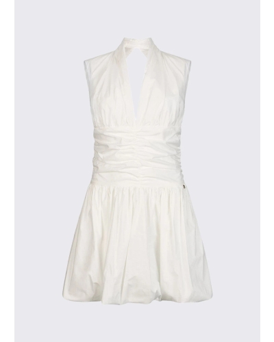 Liu Jo Short dress with cut-out detail white wol