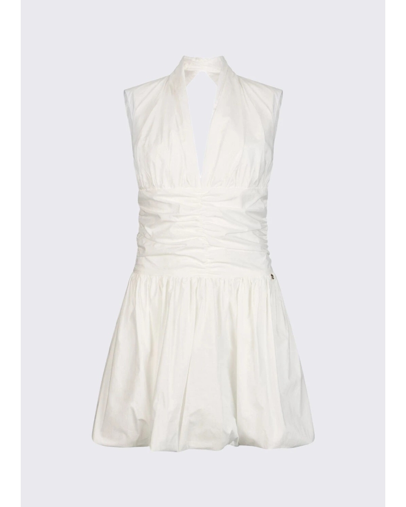 Liu Jo Short dress with cut-out detail white wol