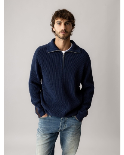 MOS MOSH GALLERY Mos Mosh Gallery Porter soft quater-zip knit