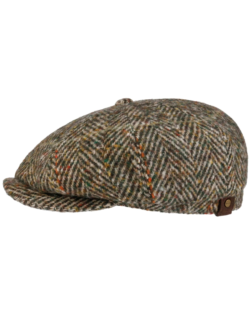 Stetson Hatteras herringbone olive/beige
