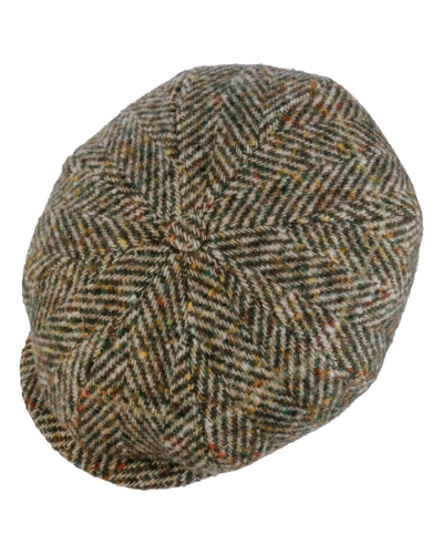 Stetson Hatteras herringbone olive/beige