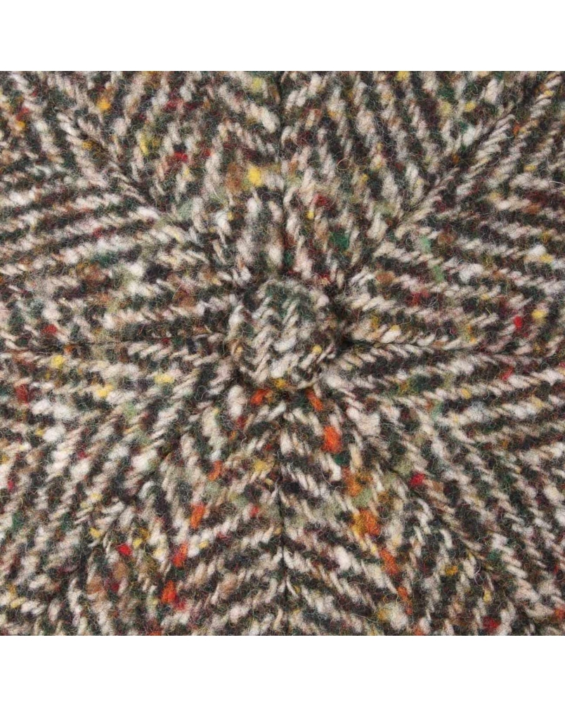 Stetson Hatteras herringbone olive/beige