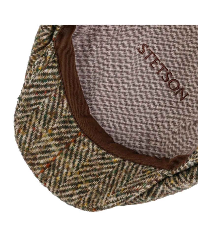 Stetson Hatteras herringbone olive/beige