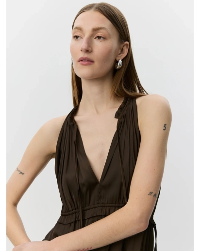 SOFIE SCHNOOR Sofie Schnoor Mel halter neck maxi dress
