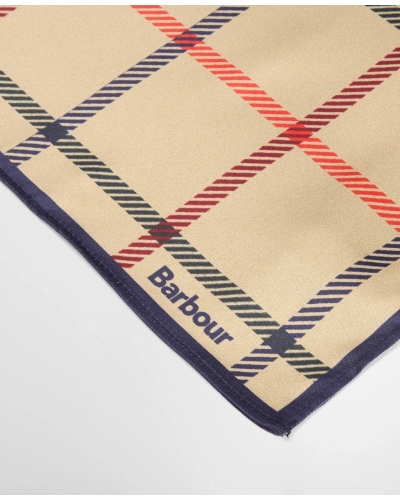 Barbour Mackworth head neck scarf beige/tattersall