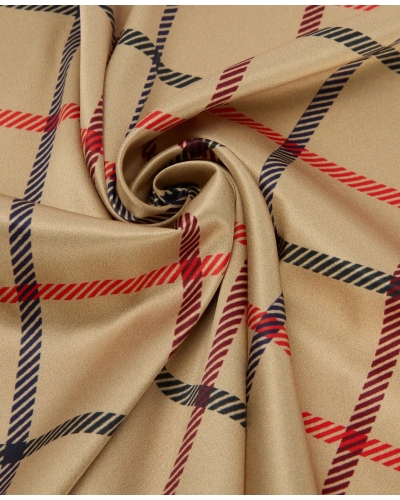 Barbour Mackworth head neck scarf beige/tattersall