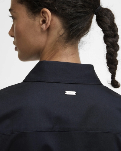 Barbour Sloane midi dress dark navy