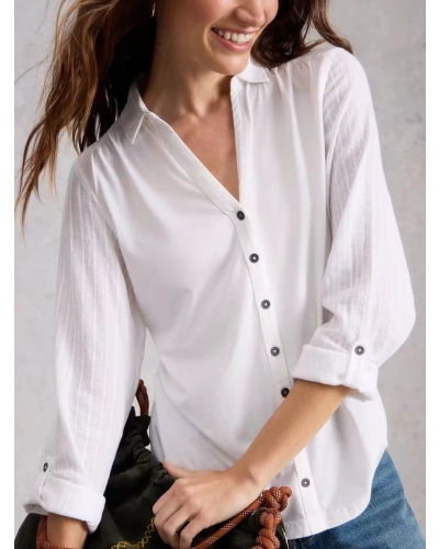 White Stuff Annie mix jersey brill white