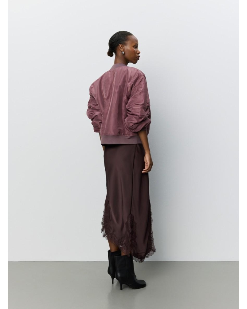 Sofie Schnoor Billa bomber jacket dusty plum