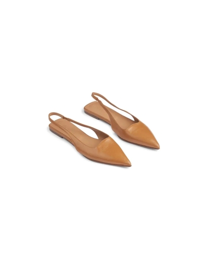 RABENS SALONER ACACIE POINTY SLINGBACK HONEY