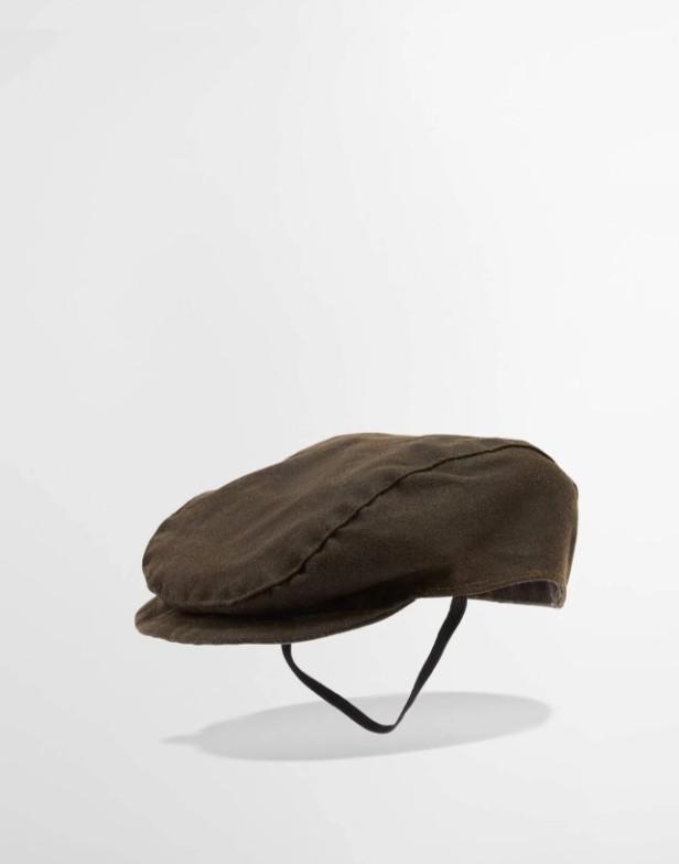 DOG WAX FLAT CAP olive