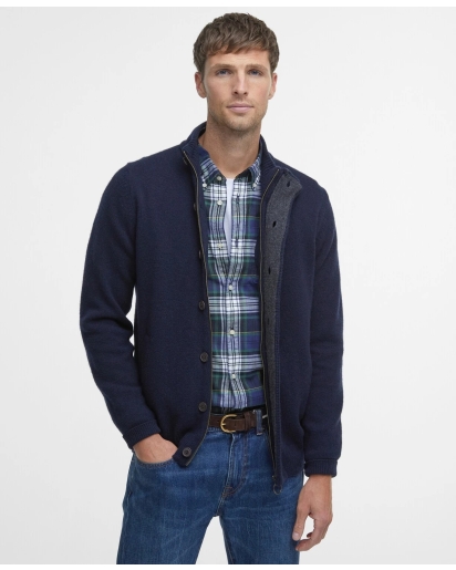 BARBOUR Barbour Patch zip through cardigan