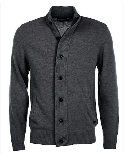 Barbour Patch zip through cardigan navy