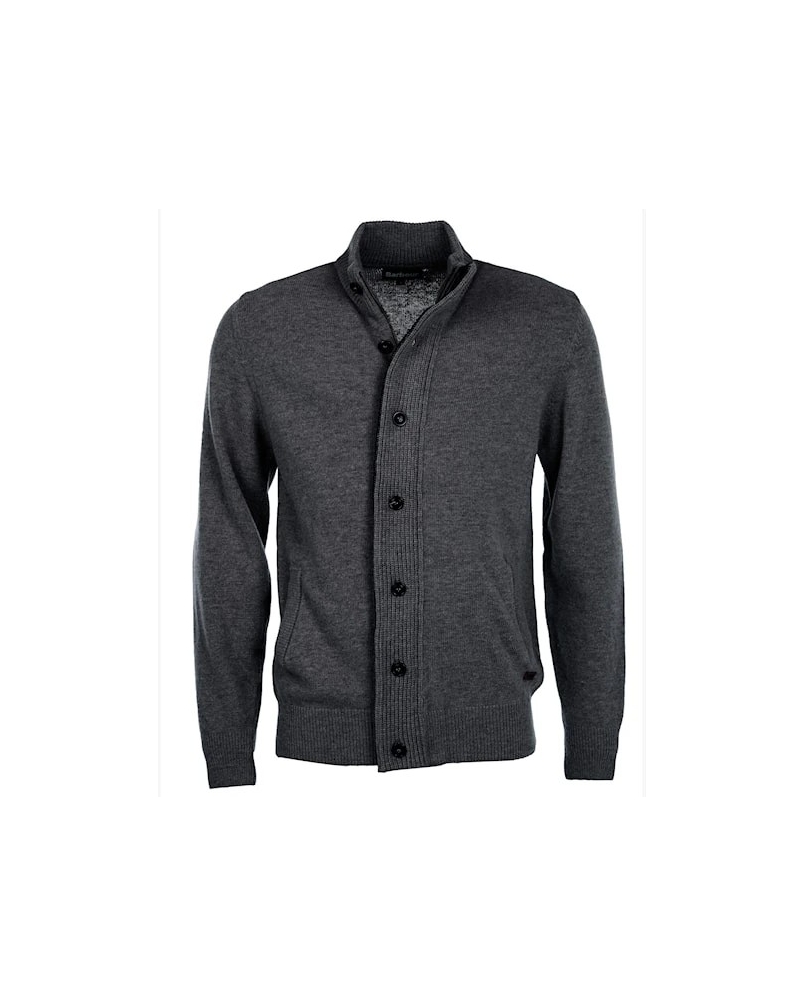 Barbour Patch zip through cardigan navy