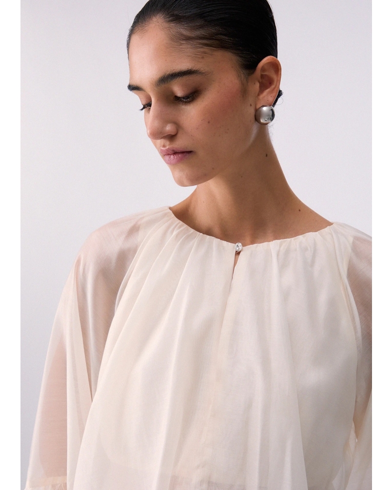 Liu Jo Tunic blouse soft milk soft milk