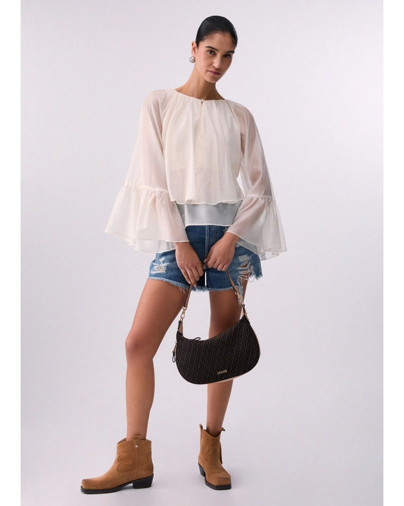 Liu Jo Tunic blouse soft milk soft milk