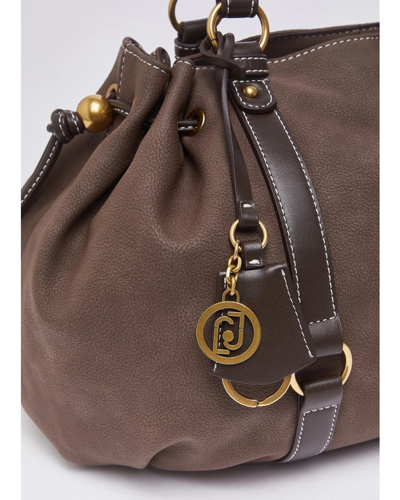 Liu Jo Large shoulder bag mocha mokka