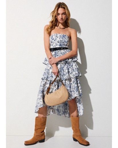 LIU.JO Liu Jo Asymmetrical bustier dress