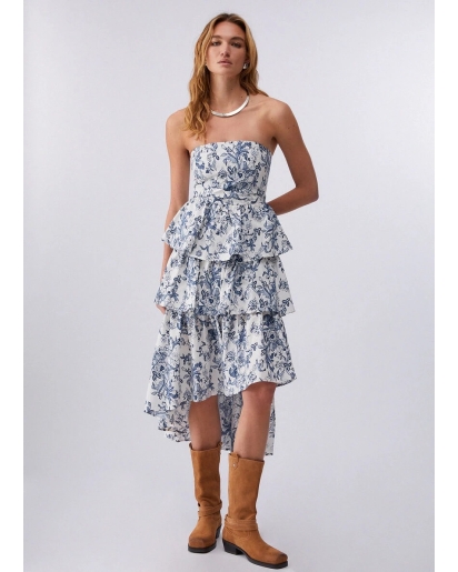 LIU.JO Liu Jo Asymmetrical bustier dress
