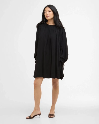 Barbour Marron mini dress black black-