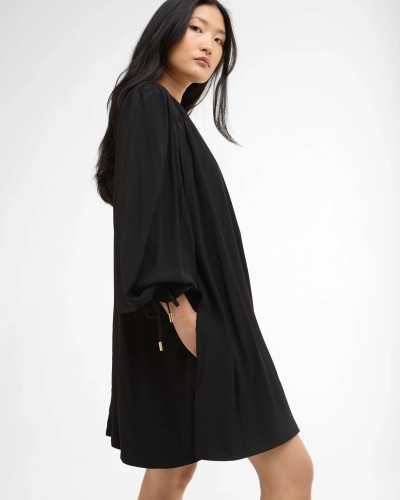 Barbour Marron mini dress black black-