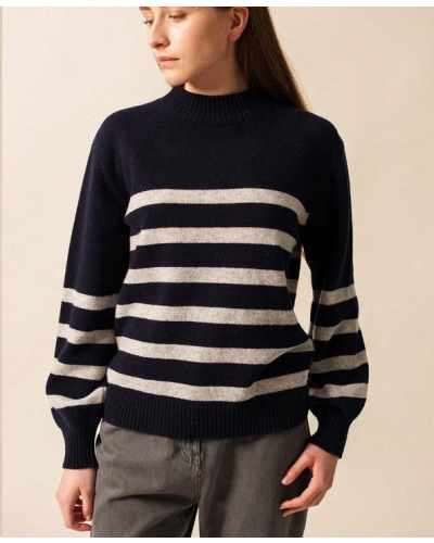 Saint James Lugano navy gris navy/gris