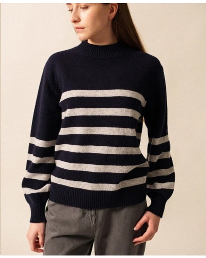 SAINT JAMES Saint James Lugano navy gris