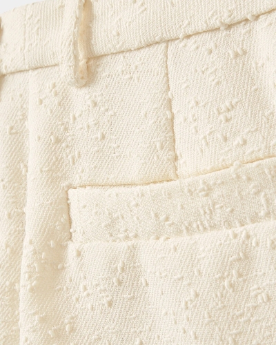 Sofie Schnoor Midga boucle mini shorts off white