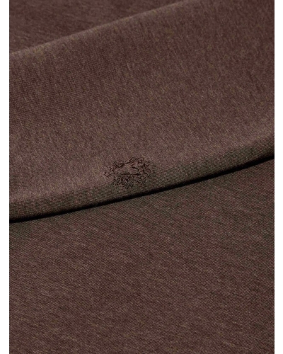 Mos Mosh Gallery Abel Crew Neck Sweat chocolate brown melange