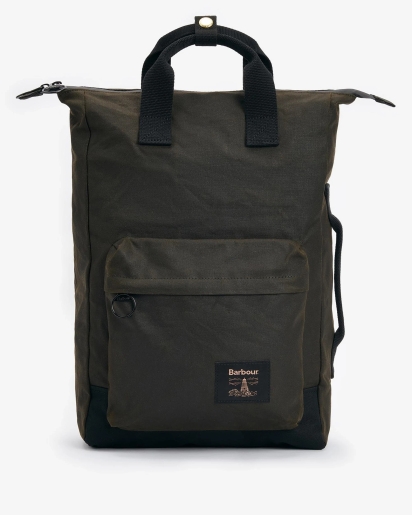 BARBOUR Barbour Field wax backpack