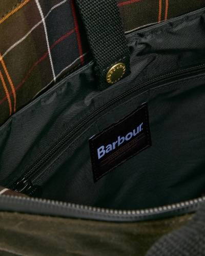 Barbour Field wax backpack olive