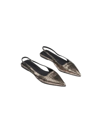 ACACIE  POINTY SLINGBACK GUN METAL
