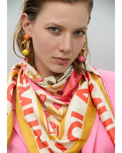 Lola Casademunt Scarf flower print flower
