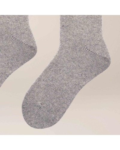 Kunert Cosy cashmere kniekousen lichtgrey